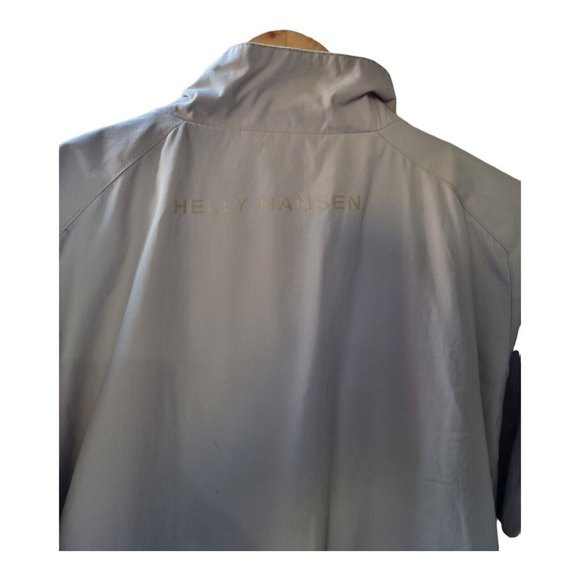 Helly Hansen Men's Size Large Beige Soft Shell Fleece Lined Full Zip Jacket - Picture 8 of 8